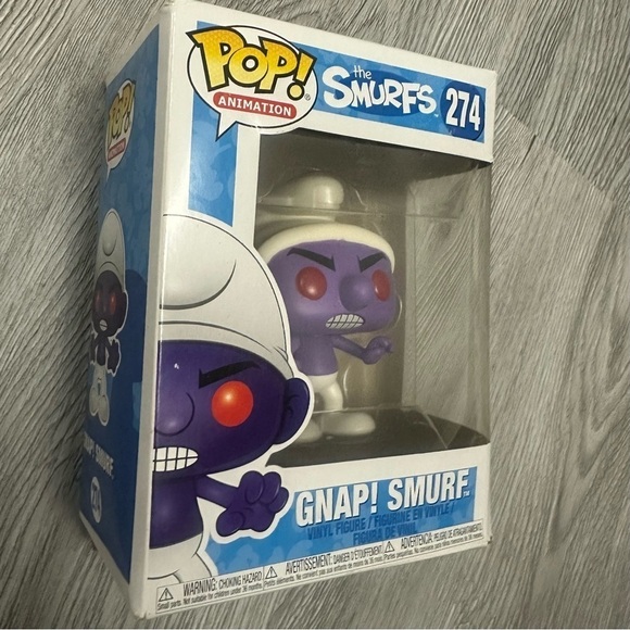 NIB Funko Pop Animation Smurfs 274 Gnap! Smurf Collectible Vinyl Figure. Rare - Picture 1 of 2